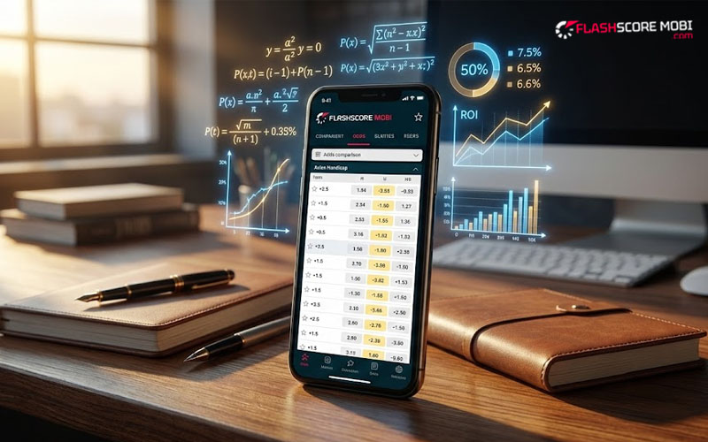 Identify value bets and track market drops instantly with Flashscore Mobi