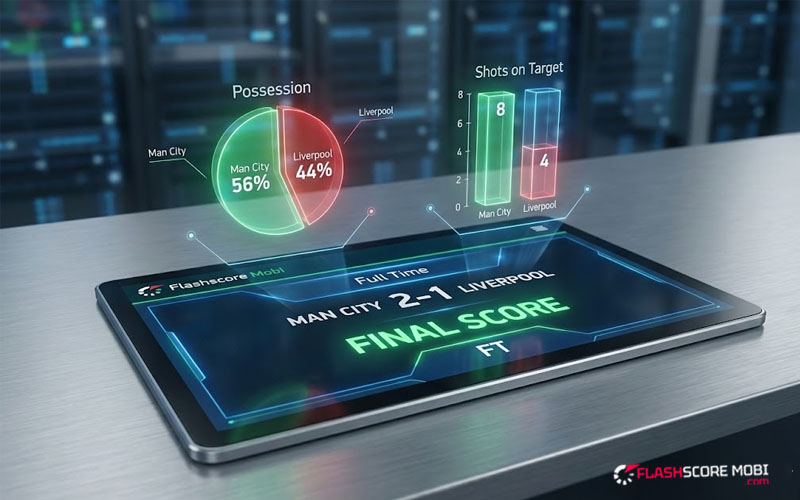 Access the complete archive of final match results with Flashscore Mobi